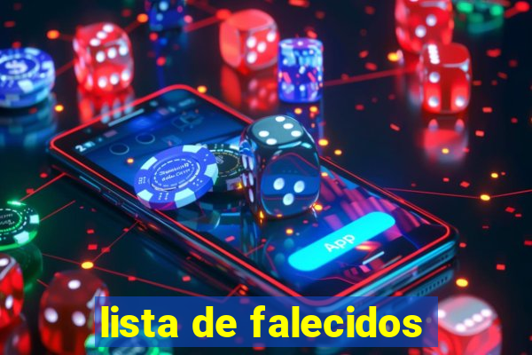 lista de falecidos